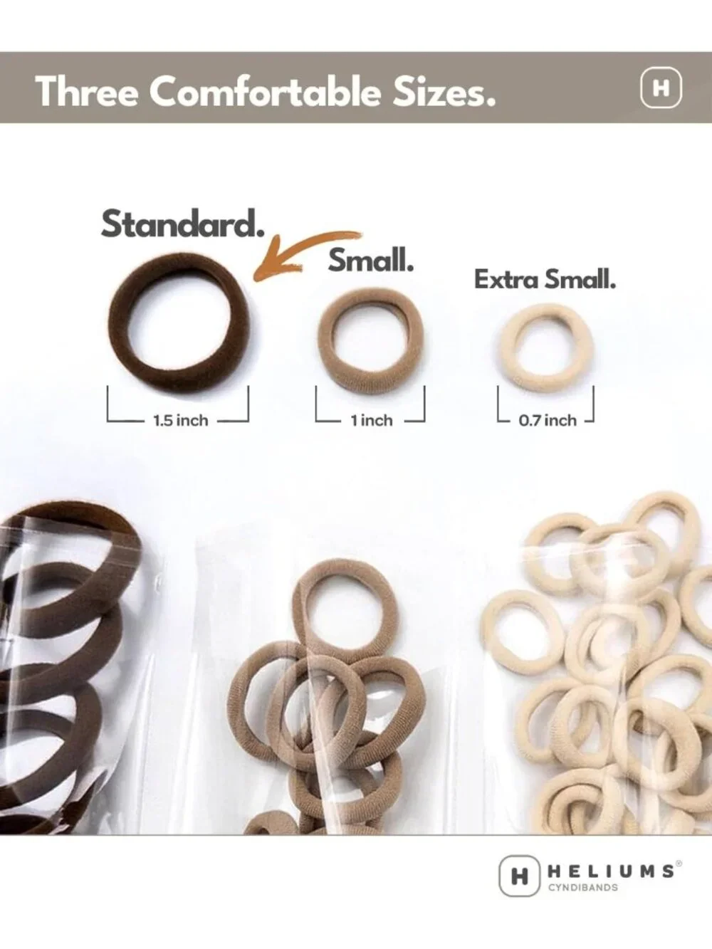 Soft Seamless Hair Ties - No Damage Stretchy Ponytail Holders for All Hair